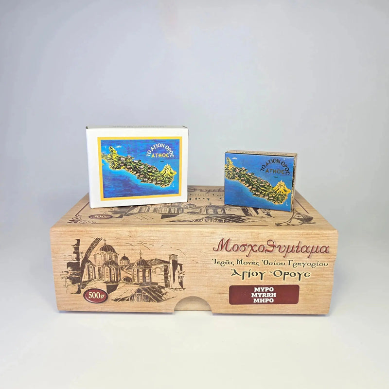 Handmade myrrh incense from Mount Athos