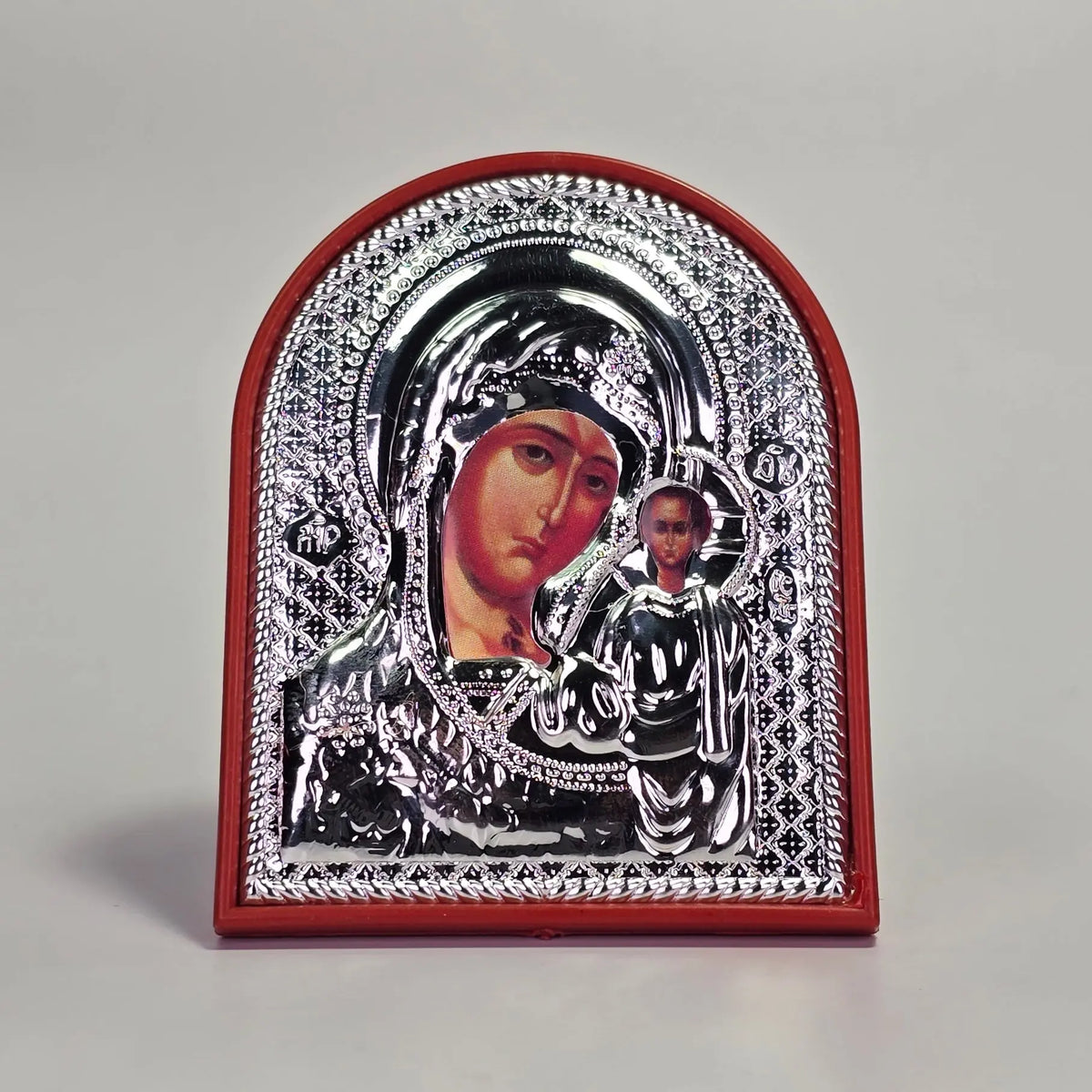 Mother of God Vladimirskaya Silver & Gold-Plated Icon Sacred Icon House