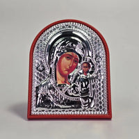 Mother of God Vladimirskaya Silver & Gold-Plated Icon Sacred Icon House