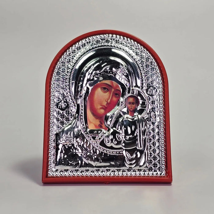 Mother of God Vladimirskaya Silver & Gold-Plated Icon Sacred Icon House