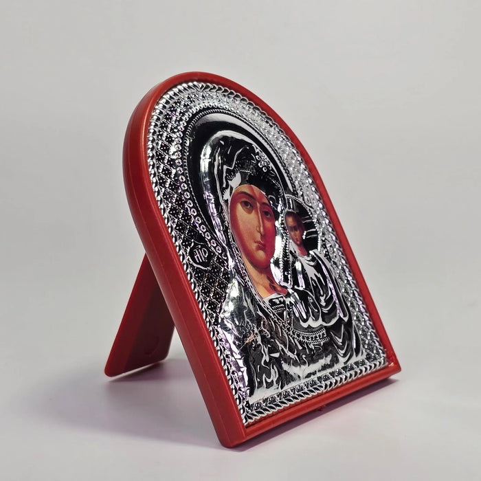 Mother of God Vladimirskaya Silver & Gold-Plated Icon Sacred Icon House
