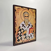 Saint Cyprian Byzantine Icon – Made in Greece, Patra Sacred Icon House