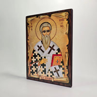 Saint Cyprian Byzantine Icon – Made in Greece, Patra Sacred Icon House