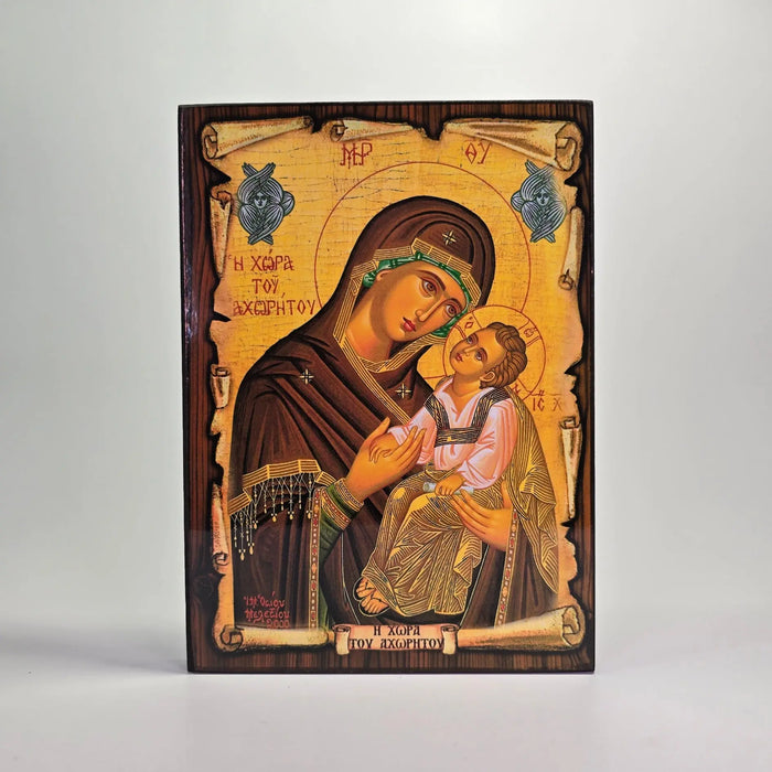 Mother of God Byzantine Icon – Made in Greece, Patra Sacred Icon House