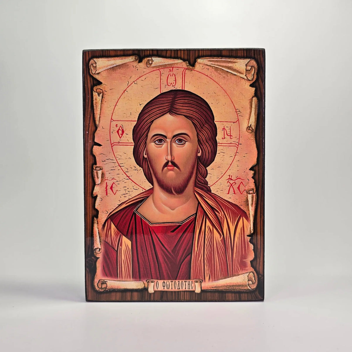 Jesus Christ the Light-Giver Byzantine Icon – Made in Greece, Patra Sacred Icon House
