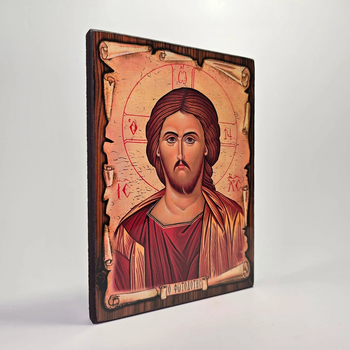 Jesus Christ the Light-Giver Byzantine Icon – Made in Greece, Patra Sacred Icon House