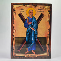 Saint Andrew the First-Called Apostle Byzantine Icon – Made in Greece, Patra Patra