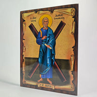 Saint Andrew the First-Called Apostle Byzantine Icon – Made in Greece, Patra Patra
