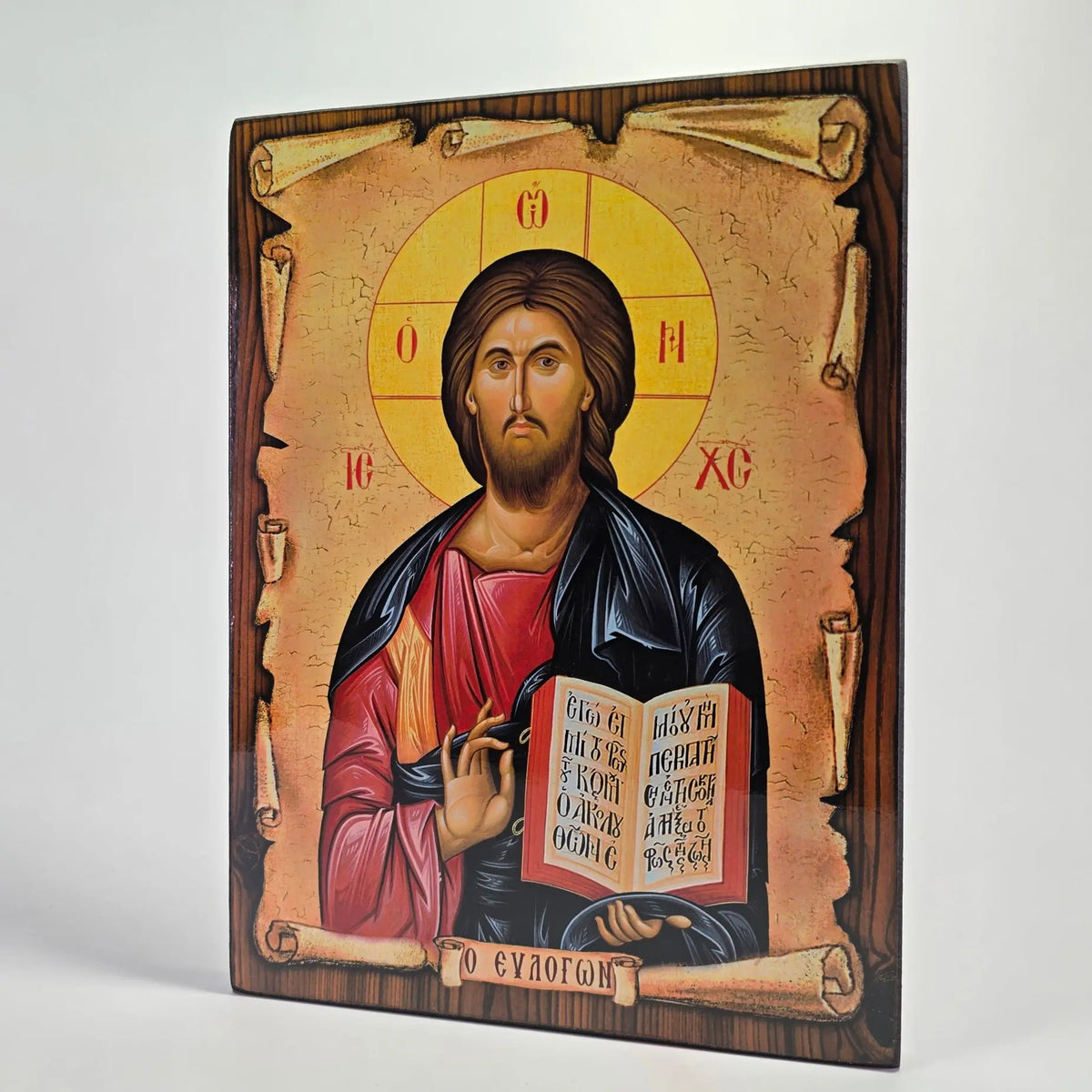 Jesus Christ the Blesser Byzantine Icon – Made in Greece Sacred Icon House