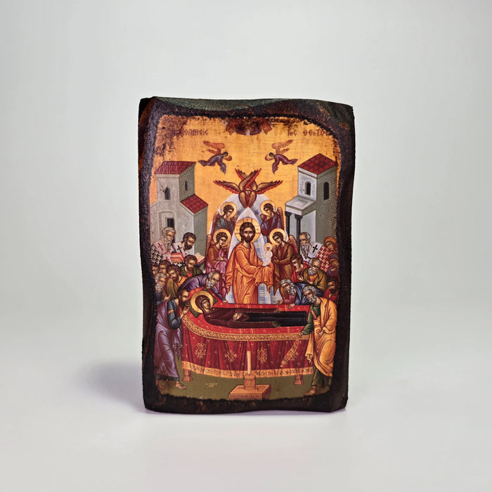 Dormition of the Theotokos – Byzantine Icon | Made in Greece (Mount Athos) Sacred Icon House
