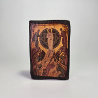 Transfiguration of the Savior Byzantine Icon – Handcrafted in Greece, Mount Athos Sacred Icon House