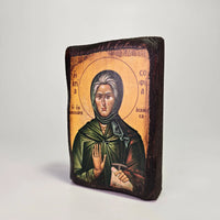 St. Sophia of Kleisoura Byzantine Icon – Handcrafted in Greece, Mount Athos Sacred Icon House