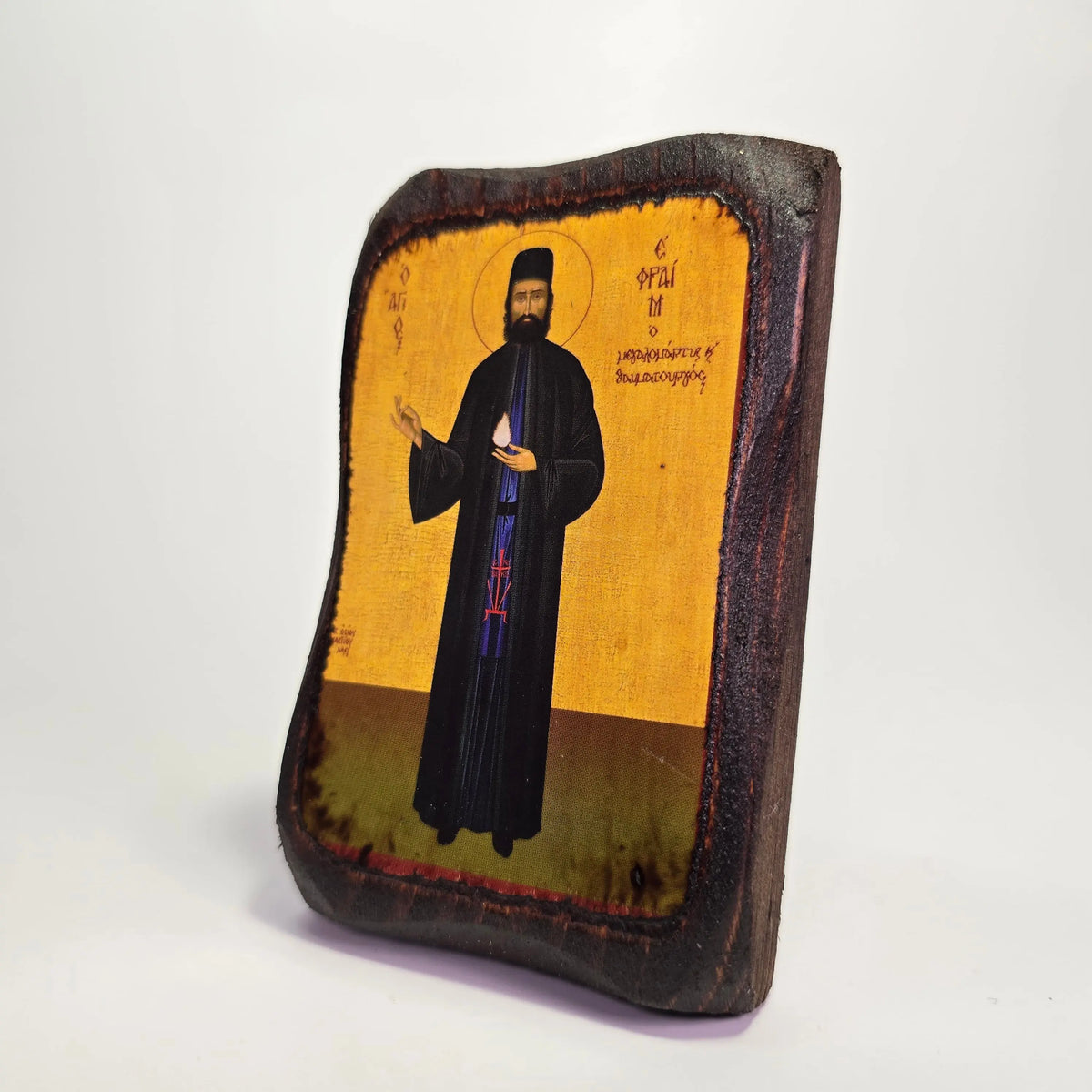 St. Ephraim the New Martyr – Handcrafted in Greece, Mount Athos Sacred Icon House