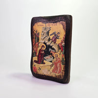 Nativity of Christ Byzantine Icon – Made in Greece Sacred Icon House