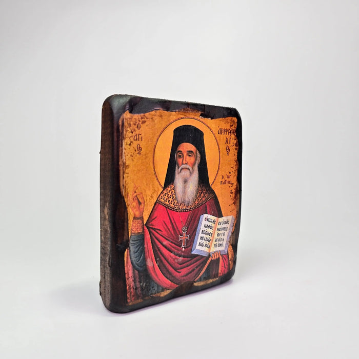 St. Amphilochios Byzantine Icon – Made in Greece Sacred Icon House