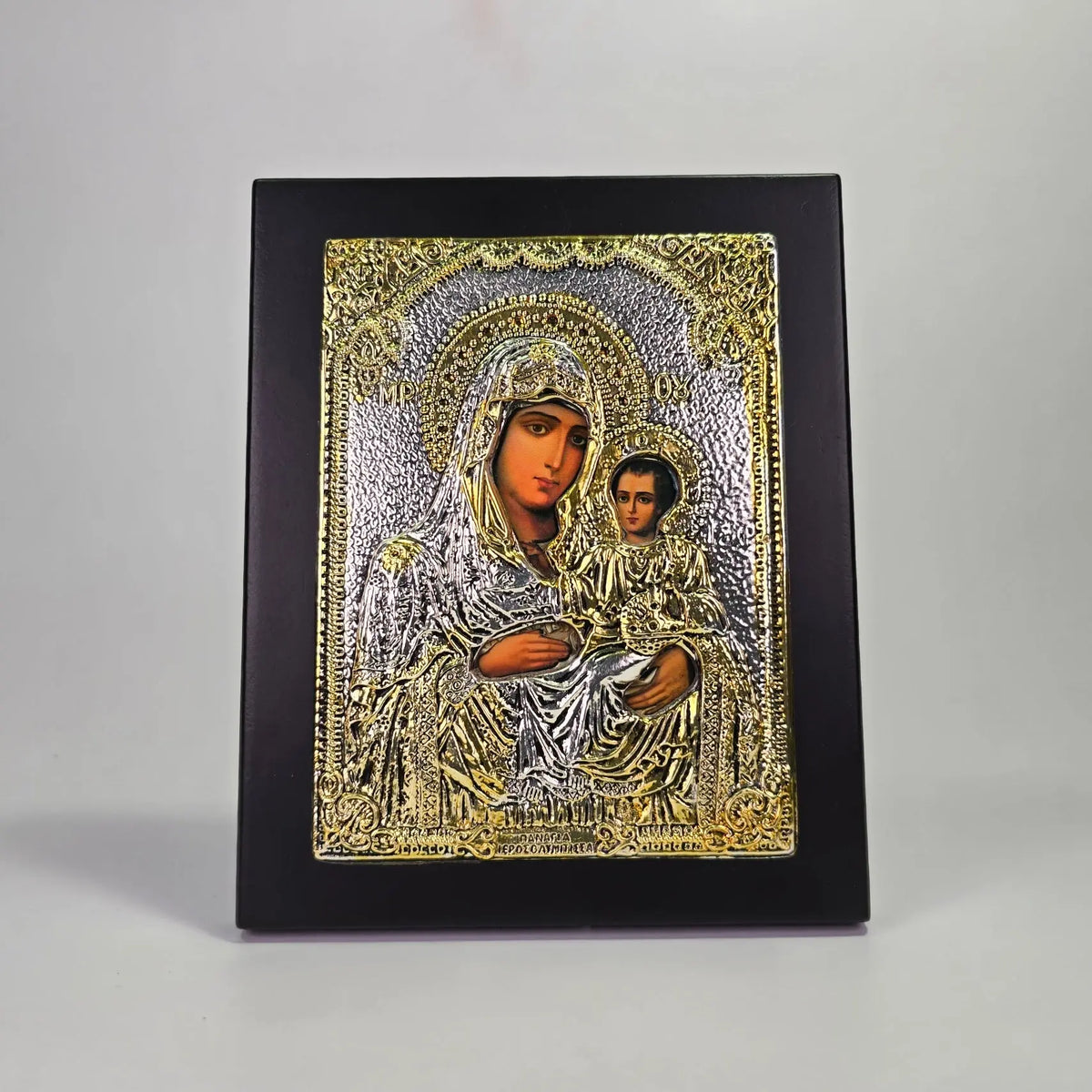 Theotokos of Jerusalem Byzantine Icon – Made in Greece Sacred Icon House