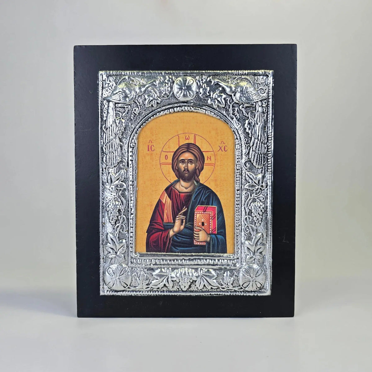 Jesus Christ the Pantocrator Byzantine Icon – Made in Greece Sacred Icon House