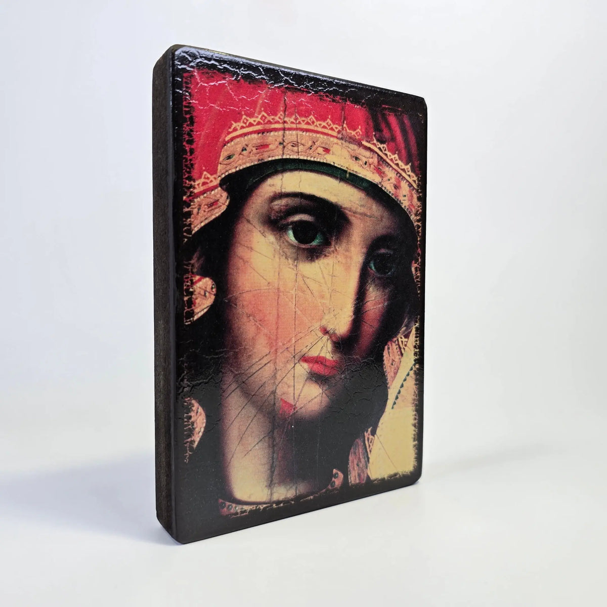 Iveron Icon of the Mother of God of Bodbe – Handcrafted in Georgia Sacred Icon House
