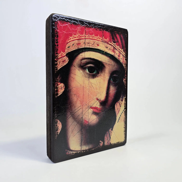 Iveron Icon of the Mother of God of Bodbe – Handcrafted in Georgia Sacred Icon House