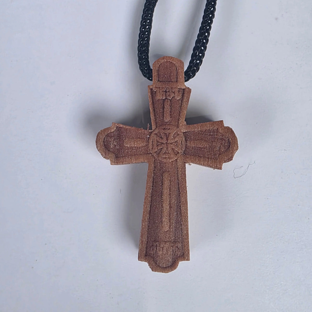 Cross Orthodox Wooden Traditional 3.2 x 2.2 x 0.5 cm Georgia