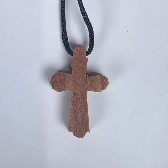 Cross Orthodox Wooden Traditional 3.2 x 2.2 x 0.5 cm Georgia