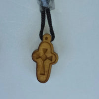 Cross Orthodox Wooden - TINY. 1-1.5 x 0.7 x 0.4 cm Georgia