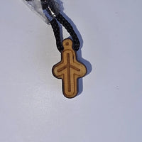 Cross Orthodox Wooden - TINY. 1-1.5 x 0.7 x 0.4 cm Georgia