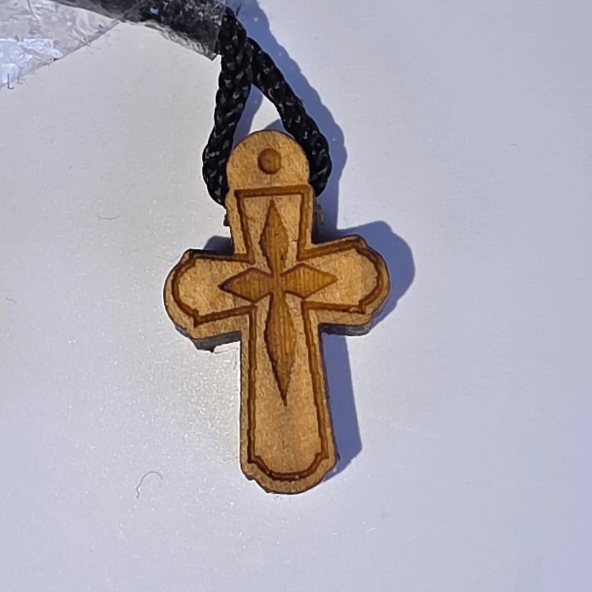 Cross Orthodox Wooden - TINY. 1-1.5 x 0.7 x 0.4 cm Georgia