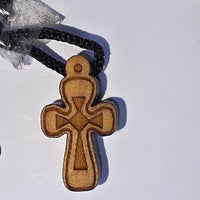 Cross Orthodox Wooden - TINY. 1-1.5 x 0.7 x 0.4 cm Georgia