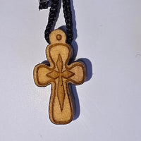 Cross Orthodox Wooden - TINY. 1-1.5 x 0.7 x 0.4 cm Georgia