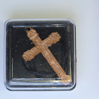 Cross Orthodox Wooden – Crucifixion (5.5 × 3.5 cm) Strikoudis