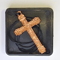 Cross Orthodox Wooden – Crucifixion (5.5 × 3.5 cm) Strikoudis