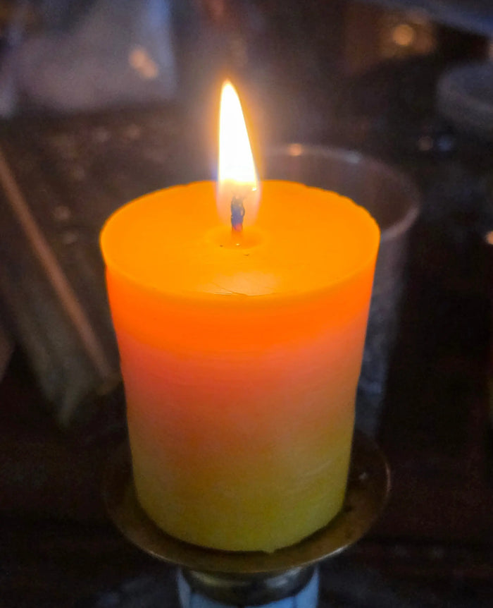 100% Natural beeswax candle for religious use (Orthodox), votive candle Father Thomas Bee Farm