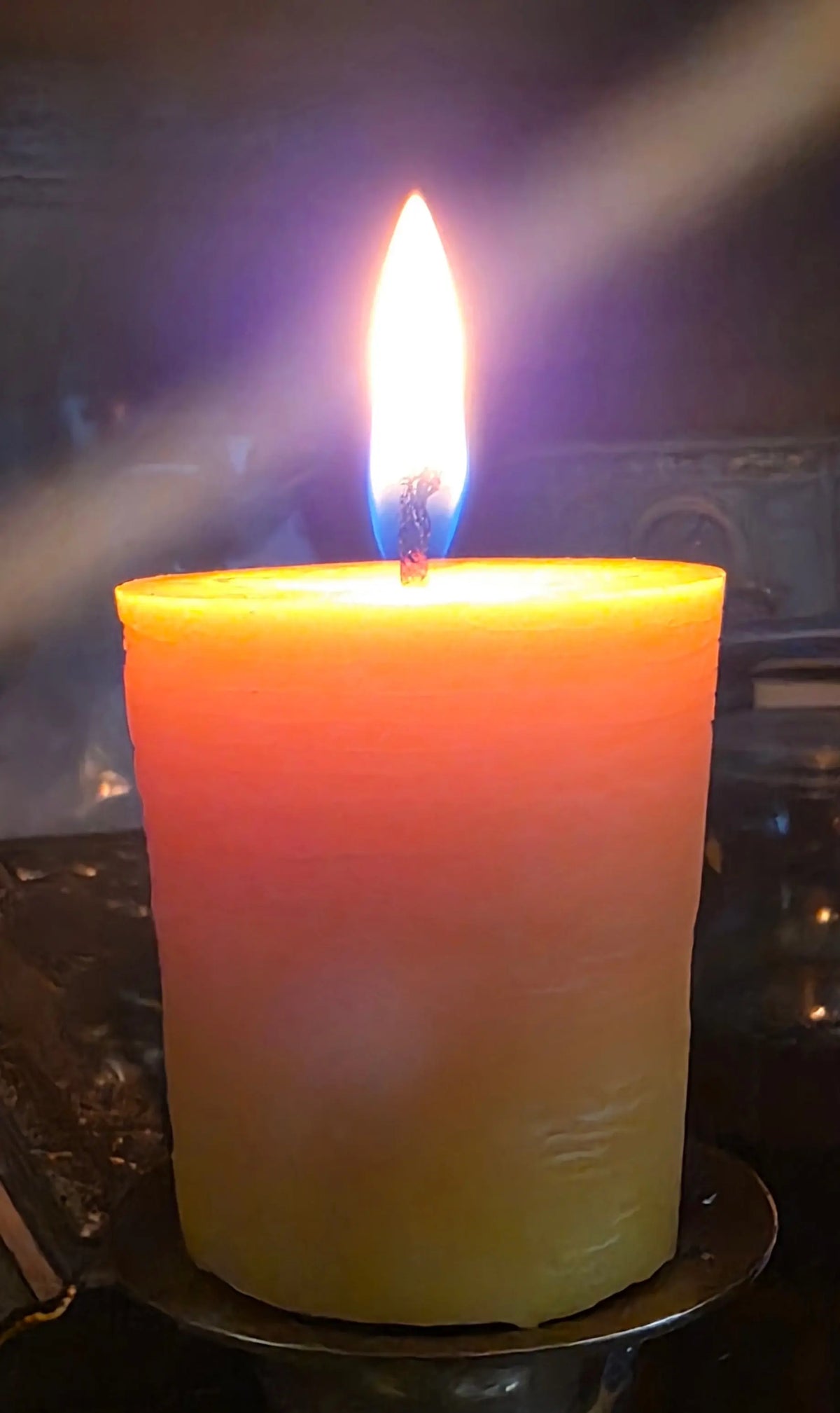 100% Natural beeswax candle for religious use (Orthodox), votive candle Father Thomas Bee Farm