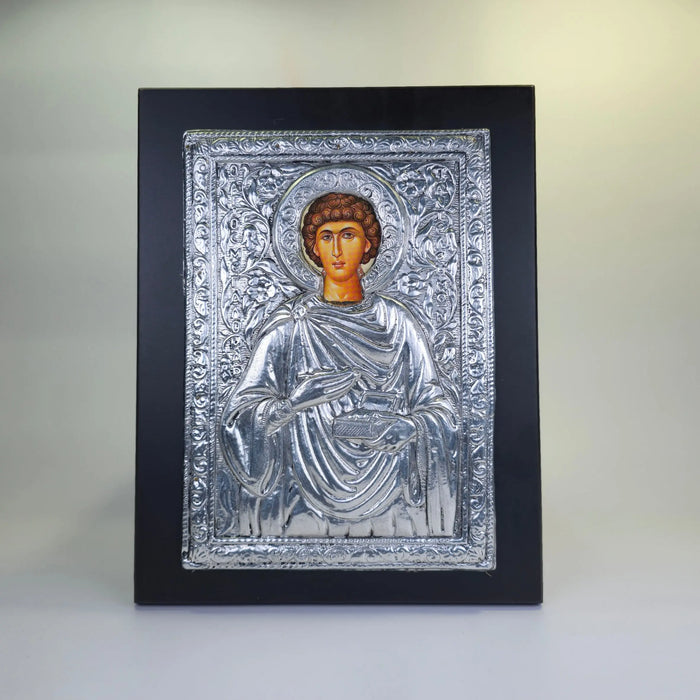 Saint Pantaleon the Great Martyr Icon – Made in Greece Strikoudis