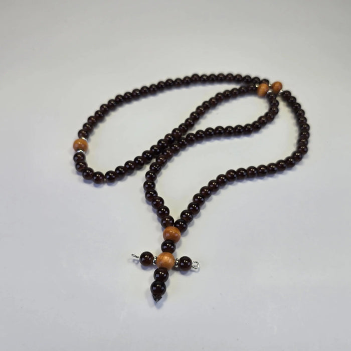 Orthodox Prayer Rope – 100 Beads with Traditional Cross Formation - Made on Mount Athos Mount Athos