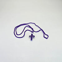Orthodox Children’s Prayer Cross Necklace – Hand-Knotted (Multiple Colors) Sacred Icon House