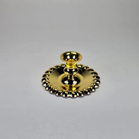 Gold-Tone Orthodox Candle Holder – With or Without Handle Sacred Icon House