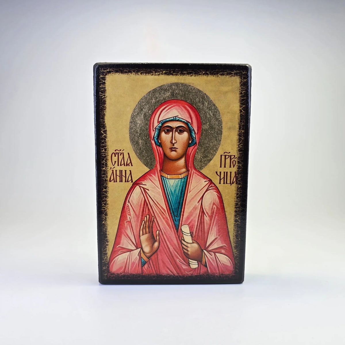 Saint Anna the Prophetess Icon – Made in Georgia Sacred Icon House