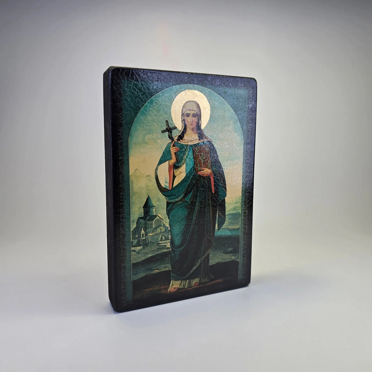 Saint Nino of Georgia Icon – Made in Georgia Sacred Icon House