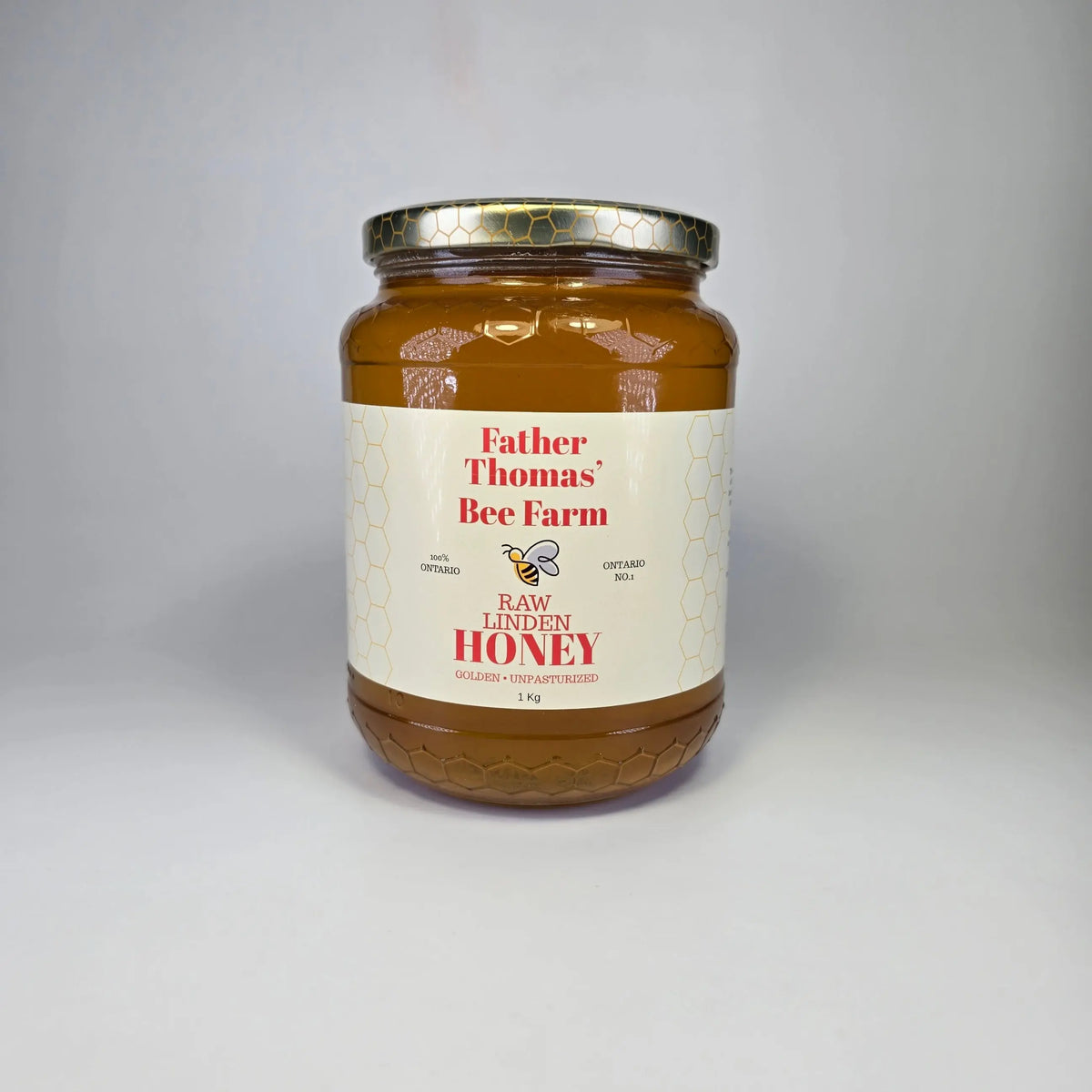 Raw Linden Honey (Basswood) – Unpasteurized | 500 g / 1 kg | Father Thomas’ Bee Farm Father Thomas Bee Farm