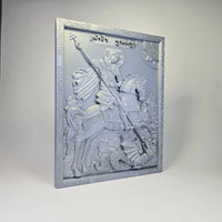 Saint George the Trophy-Bearer – Orthodox Relief Icon (PLA) Sacred Icon House