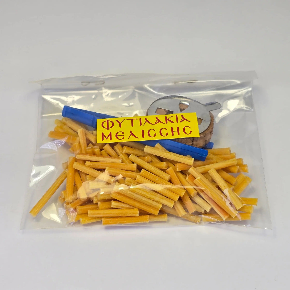 Beeswax Wicks Set (Φυτιλάκια Μελίσσης) – For Lighting Incense Charcoal & Candles Sacred Icon House
