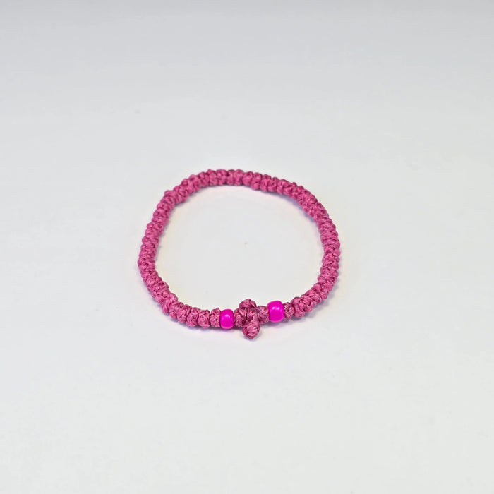 Kids Prayer Rope Bracelet (Komboskini) – Handmade Knotted Wrist Prayer Rope Sacred Icon House