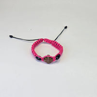 Orthodox Handwoven Bracelet with Wooden Cross – Adjustable (3 Color Variants) Sacred Icon House