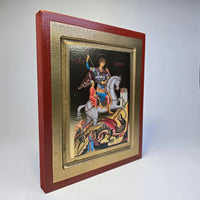 Orthodox Icon of Saint George the Victorious – Icon (19.5 × 16 cm) Sacred Icon House