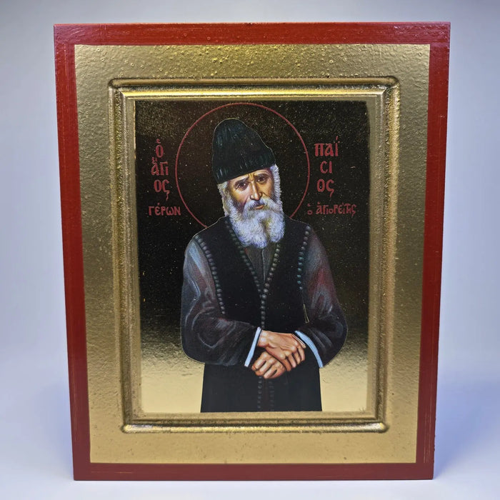 Orthodox Icon of Saint Paisios the Athonite – Icon (19.5 × 16 cm) Sacred Icon House