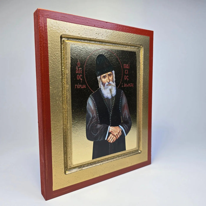 Orthodox Icon of Saint Paisios the Athonite – Icon (19.5 × 16 cm) Sacred Icon House