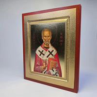 Orthodox Icon of Saint Nicholas the Wonderworker (Classic Style) – Icon (19.5 × 16 cm) Sacred Icon House