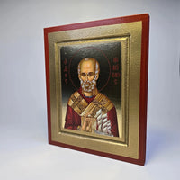 Orthodox Icon of Saint Nicholas the Wonderworker – Icon (19.5 × 16 cm) Sacred Icon House